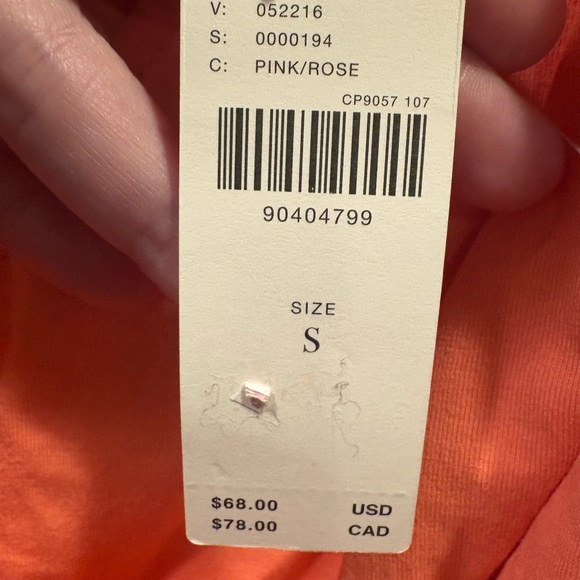 Anthropologie Coral Puff-Sleeve Wrap Top - Picture 6 of 8